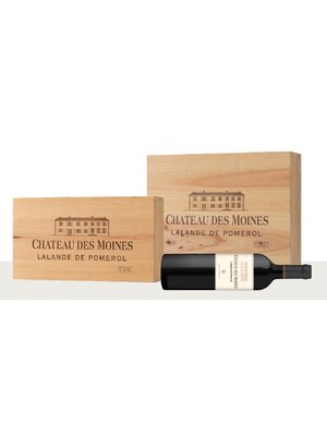 Conventioneel Château des Moine Houten Kist 3 flessen