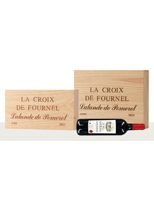 Conventioneel La Croix de Fournel Houten Kist - 3 flessen