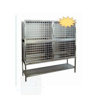 Stainless steel cage 70x55x50cm