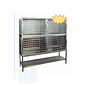 Stainless steel cage 70x55x50cm