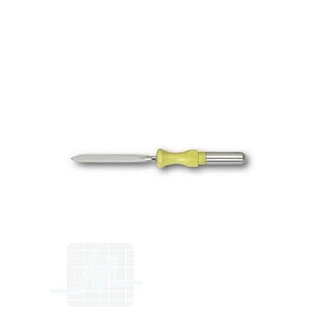 Knife electrode oval 25x3mm mono