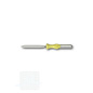 Knife electrode oval 25x3mm mono