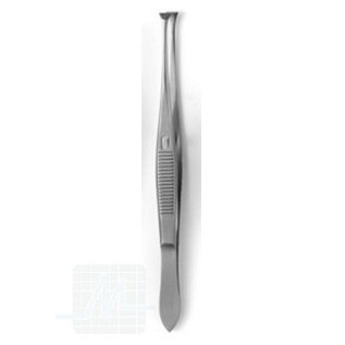 Eye tweezers Graefe with lock