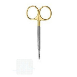 Scissors fine sh/sh curved/straight (v-bite)