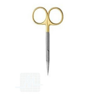 Scissors fine sh/sh curved/straight (v-bite)