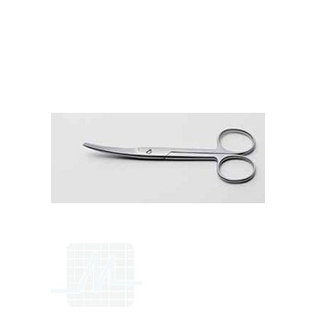 Surg. scissors sh/bl curved