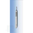 Scalpel handle of metal