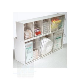 Distributeur jetables transparent Gris / blanc par unité