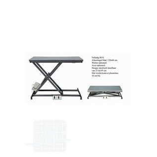 Scissor Table STAINLESS STEEL FLAT 120x60cm