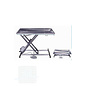 Scissor Table STAINLESS STEEL drainage/flat