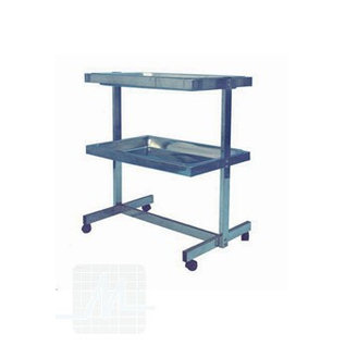 Table assistante INOX 60x40 cm 2 plateax par unité