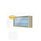 Glass wall cabinet 90x70x25cm