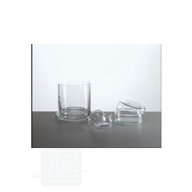 Cylindre en verre 10x10 cm par unité
