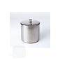 Cotton wool canister Stainless steel+ lid