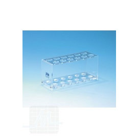 Support pour tubes d'essai 24 trous en plexiglasglas par unité