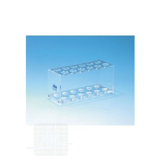 Support pour tubes d'essai 24 trous en plexiglasglas par unité