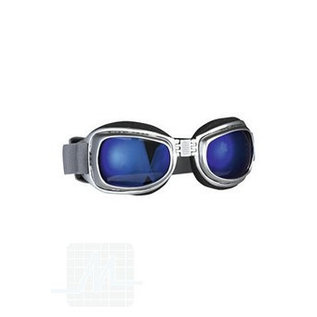 Lunettes chien Hot II, chrome, bleu S par unité