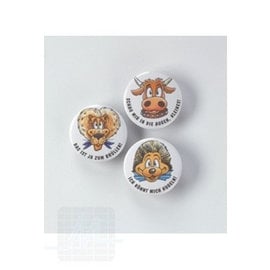Happy animal buttons