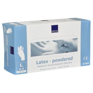 Abena powdered latex glove