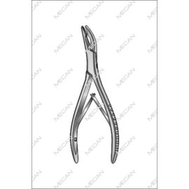 Bone rongeur forceps 150mm light/heavy curved