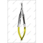 Porte-aiguille Castroviejo - longueur =  9 cm / 3-1/2", avec verouillage, TC GOLD