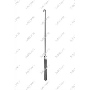 Castration Hook Flat/Button/Fine tip 200mm