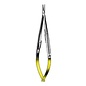 Porte-aiguille Castroviejo - longueur = 14 cm / 5-1/2" machoîres rainurées, profil micro, avec verouillage, TC GOLD