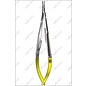 Castroviejo Needle Holder - Length = 14 cm / 5-1/2", Smooth, TC GOLD