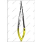 Castroviejo Needle Holder - Length = 14 cm / 5-1/2", Smooth, TC GOLD