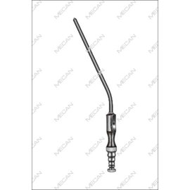 Frazier-Saugrohr - Länge = 19 cm, Durchmesser = 3,3 mm, Fr = 10