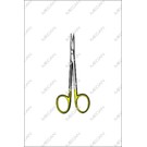 Iris Scissor - Length = 11.5 cm / 4-1/2", Curved, TC GOLD