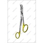 Mini Gillies Needle Holder - 10 cm / 4", Serration = 0.4 mm, Mini Profile, TC GOLD
