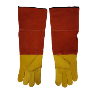 Protective gloves leather