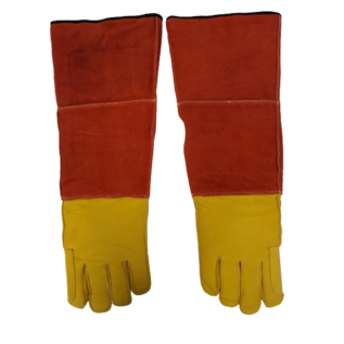 Protective gloves leather