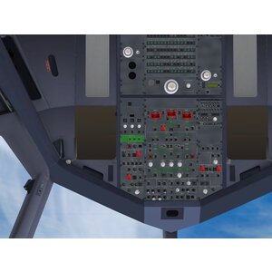 23VU FLIGHT CONTROL PANEL P/N: D9251500800000 S/N: 1450