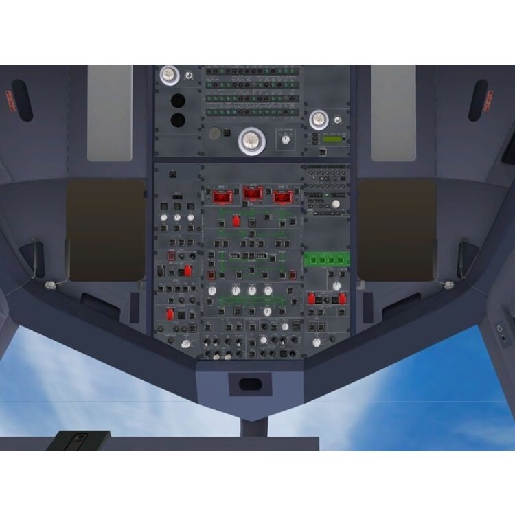 24VU FLIGHT CONTROL PANEL P/N: D9251500900000 S/N: PB10134