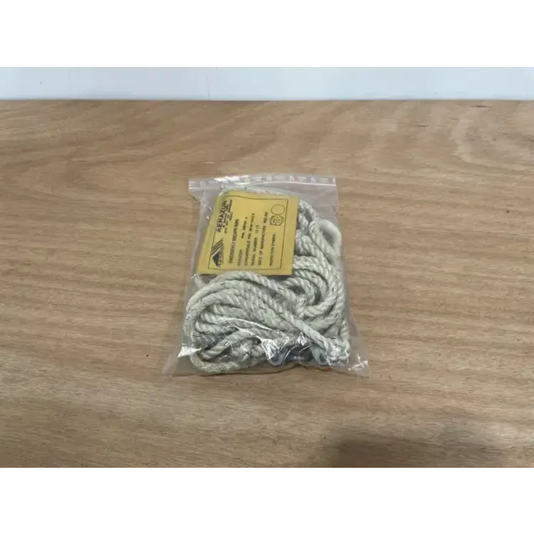 EMERGENCY EVACUATION ROPE P/N: 208724-0 S/N: SI089025
