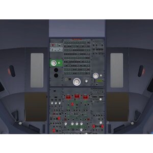 54VU READING LIGHT PANEL P/N: D9251502100000 S/N: 1579