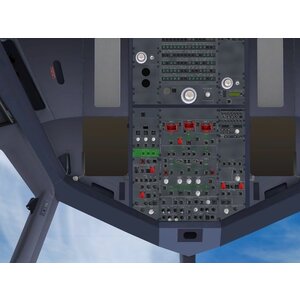 23VU FLIGHT CONTROL PANEL P/N: D9251500800000 S/N: PB11657