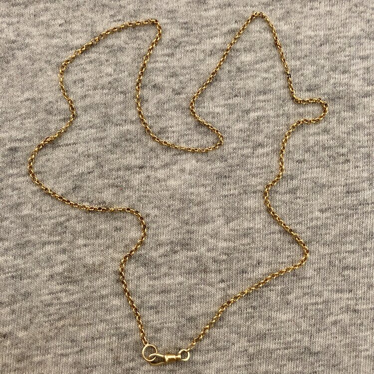 bracelet and necklace in one massive 14 crt