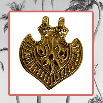 Peacock India amulet