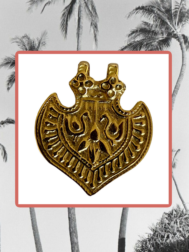 Peacock india amulet