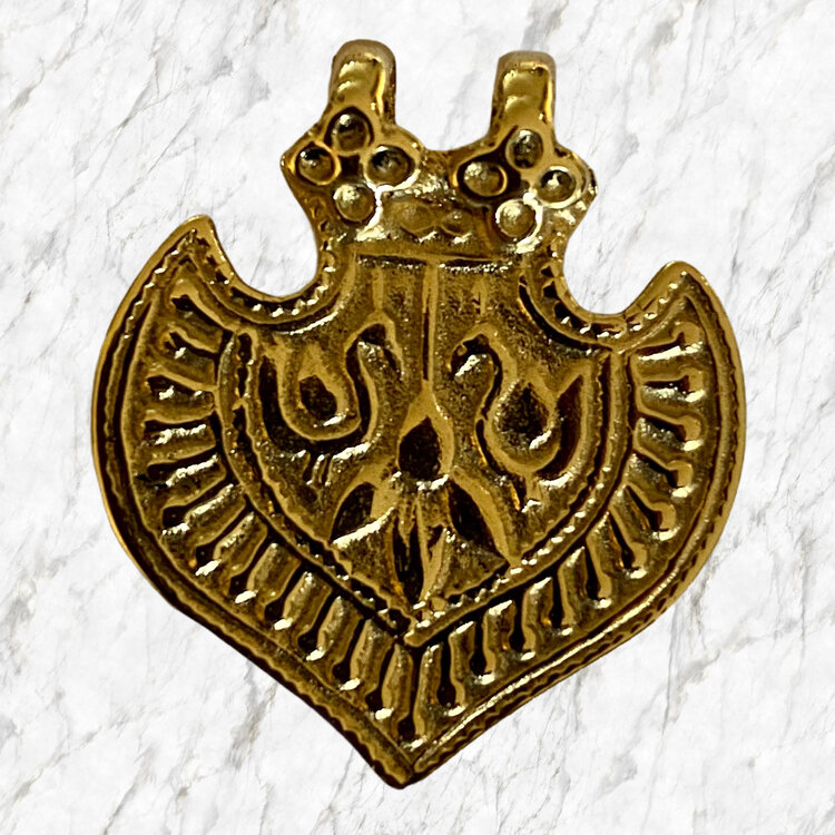 Peacock india amulet