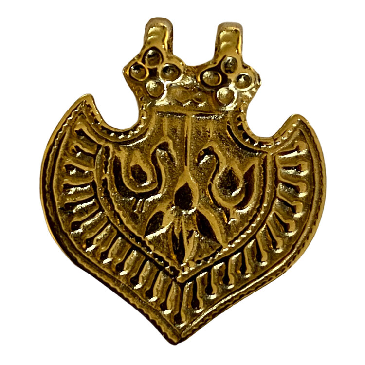 Peacock india amulet