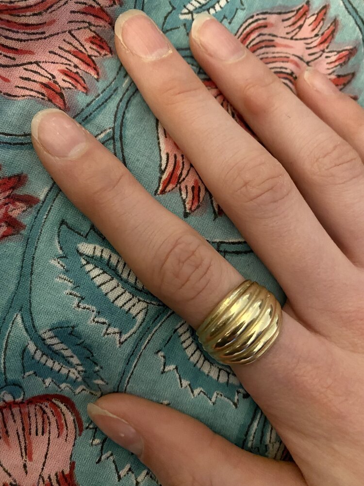 Cocktail shell ring