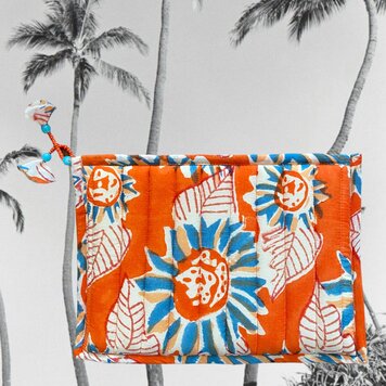 Floral padded cotton multipurpose bag Floral padded cotton multipurpose bag