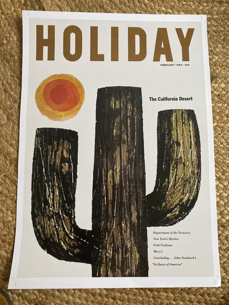 HOLIDAY poster Desert Large