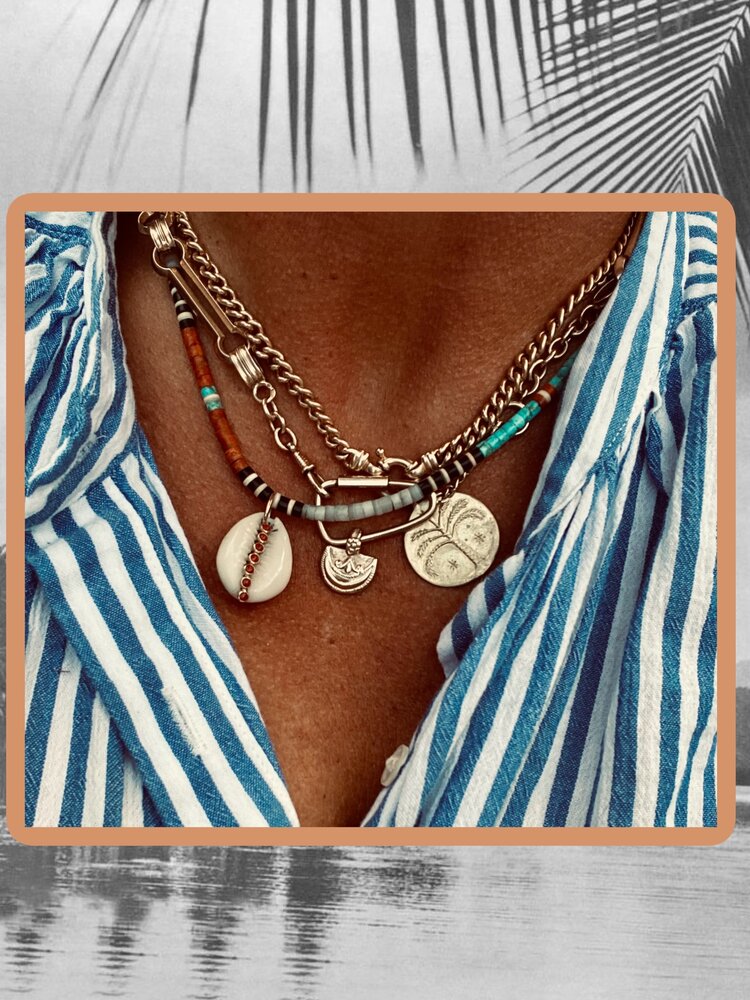 Paradise palm protection coin