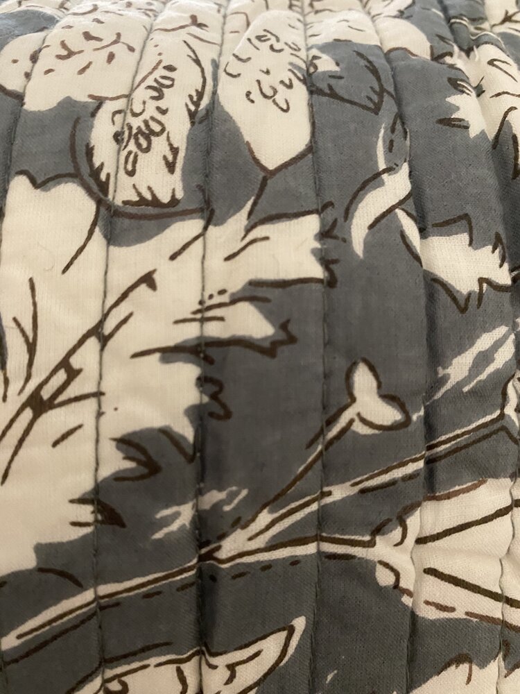 Floral toiletry bag 3 pcs 100% cotton