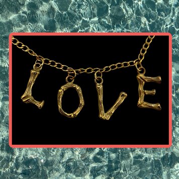 Bamboo Love necklace 14 crt Bamboo Love necklace 14 crt